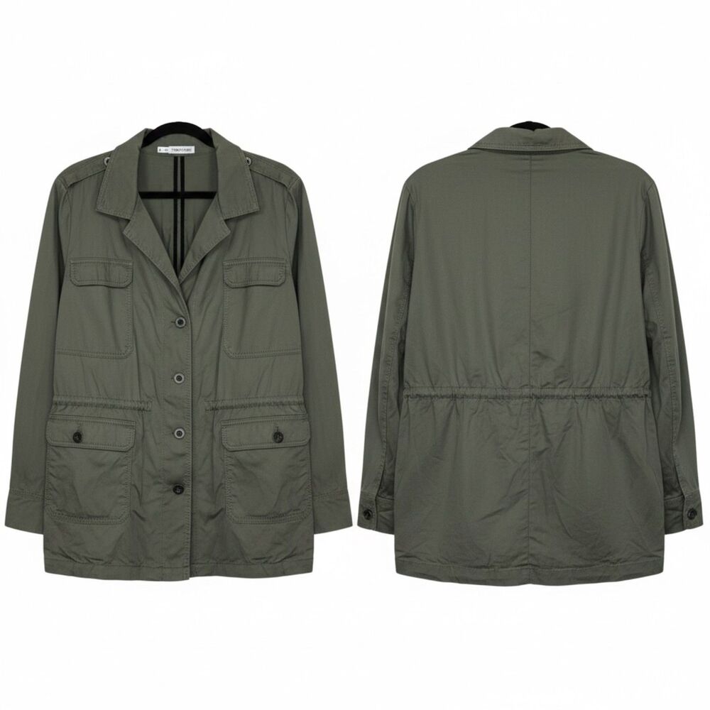 MAURICES BUTTON FRONT CASUAL TRANSITIONAL FATIGUE LAYERING ANORAK SHIRT SIZE 2X